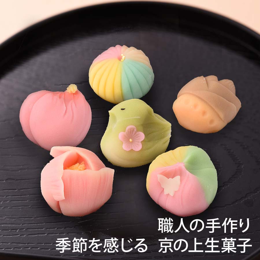 職人の手作り　季節を感じる　京の上生菓子【幸福堂　錦店】