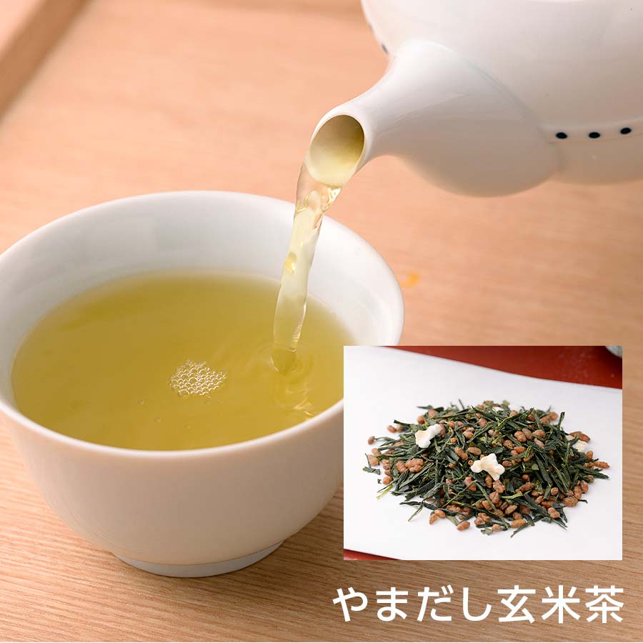 やまだし玄米茶　200ｇ　錦市場【茶・やまだしや】