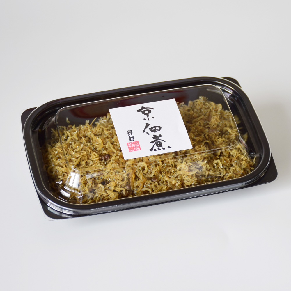 旨みあるちりめんと香り高い山椒の実をしっとりと炊き上げた都ちりめん（80ｇ）【野村佃煮　錦店】