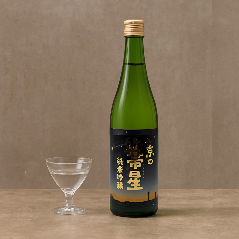 飲み口軽やか、優しい純米吟醸酒。京の彗星　720cc【元蔵　錦本店】