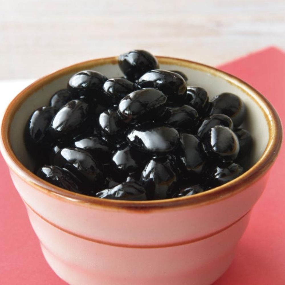厳選した極上の黒豆を独自の製法で炊き上げ。京丹波ぶどう黒豆煮豆1本入【黒豆茶庵