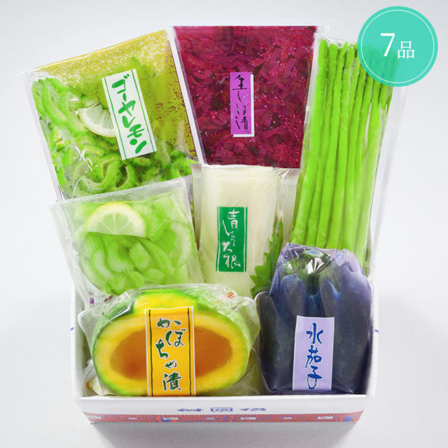 お中元、ギフトに彩鮮やかな夏のお漬物を贈る。NT-32